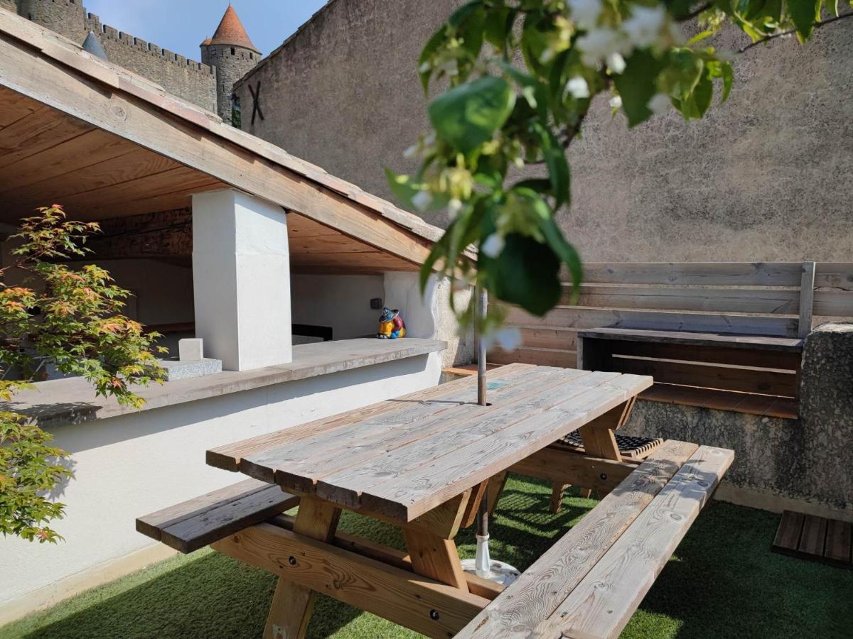 La Terrasse Du Temps Jadis Villa Carcassone Exterior photo