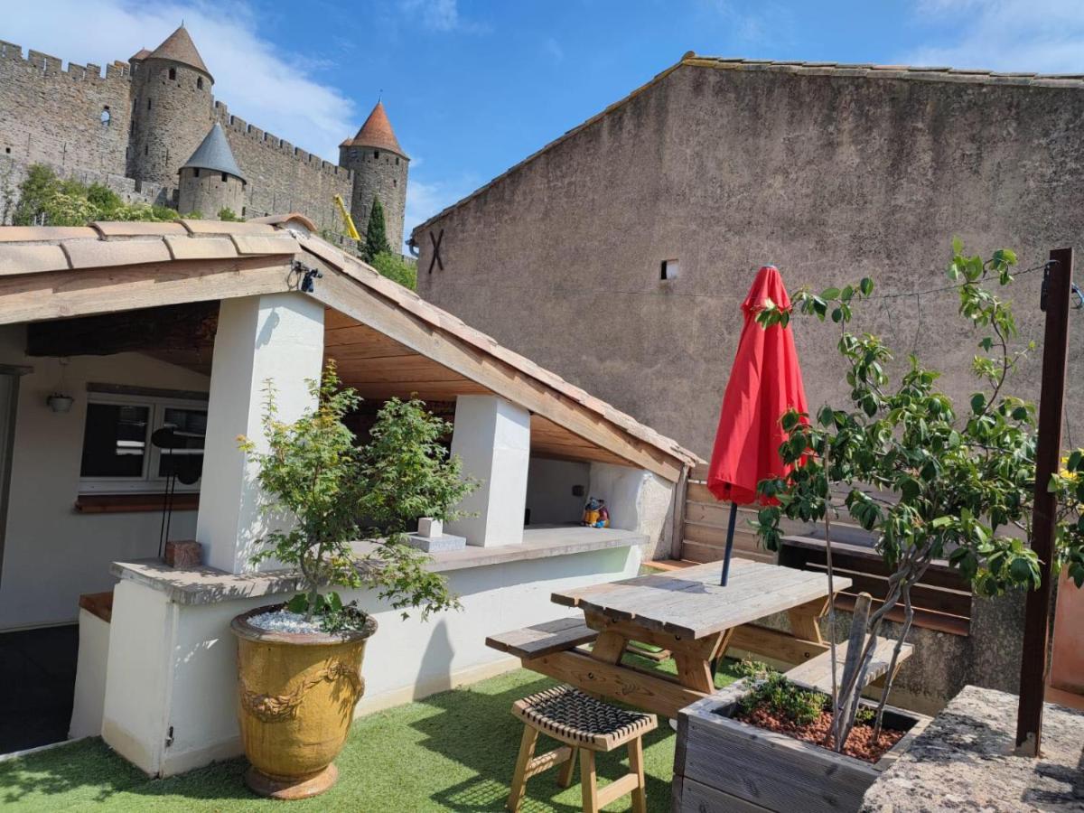 La Terrasse Du Temps Jadis Villa Carcassone Exterior photo